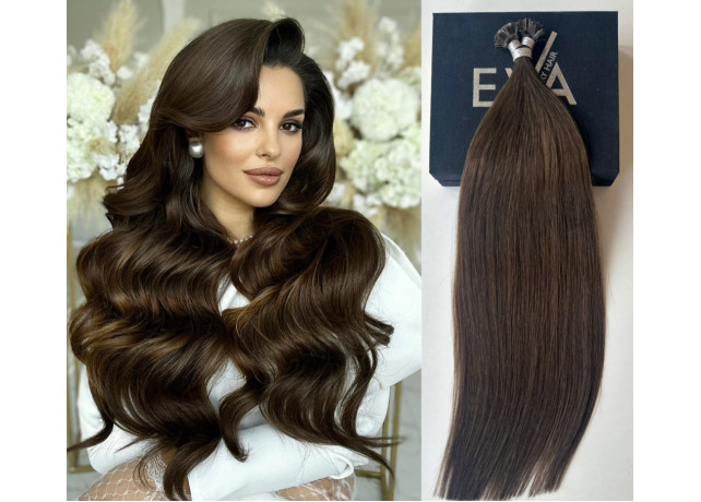 Extensii MICRO KERATINA Russian Hair Saten Inchis #2
